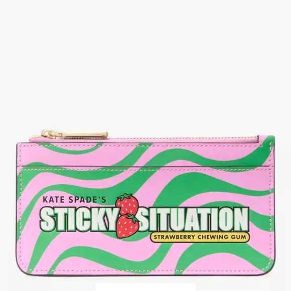 kate spade Handbags - Kate Spade Pink and Green Wallet